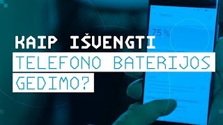 Kaip išvengti telefono baterijos gedimo [upl. by Evangeline]