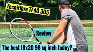 Tecnifibre TF40 305 Tennis Racket  Racquet review [upl. by Kries]