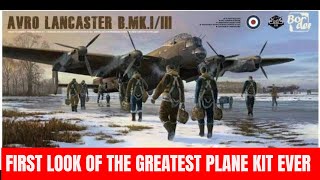 Greatest Airplane Model Ever Border Models 132 Lancaster with full interior  First look preview [upl. by Htiduj]