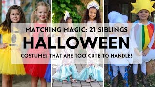 21 SIBLINGS HALLOWEEN COSTUMES That Are Too Cute To Handle halloween2024 halloween sharpaspirant [upl. by Eldredge373]