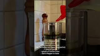 Simple Pesto Recipe healthyfood [upl. by Teferi]