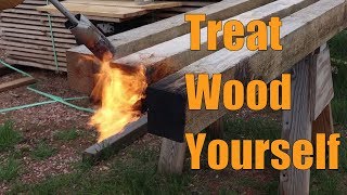 Treat Wood Yourself  How to Treat Wood Against Rot [upl. by Ainival]