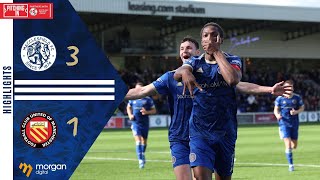 Highlights Macclesfield FC 31 FC United of Manchester [upl. by Hijoung78]