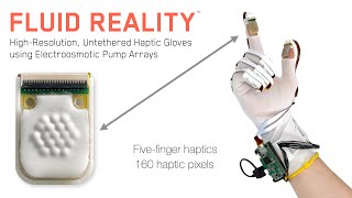 Fluid Reality HighResolution Untethered Haptic Gloves Using Electroosmotic Pump Arrays [upl. by Hnad544]