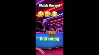 Bull 🐂 riding Benidorm  Benidorm bull riding  Benidorm bull  mechanical bull riding [upl. by Elodea]