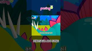 🎶Whos the cool dinosaur  Finger Song  Alphabet Song  posingTV shorts [upl. by Ailgna619]