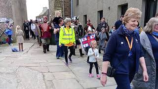 Stromness RNLI 200 Massed Pipe Bands [upl. by Doowrehs842]