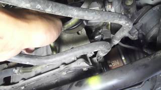 How to change serpentine belt on 2006 infiniti [upl. by Ettenil]