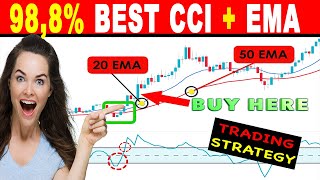 The MOST Profitable CCI  EMA trading strategy for Scalping Day trade and Swing trade [upl. by Beyer976]