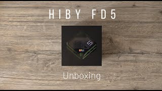 HiBy FD5 Unboxing  Quad AKM AK4493 DACAMP Review [upl. by Enilrae]