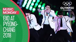 EXO at the Winter Olympics  FULL Performance  PyeongChang 2018 Closing Ceremony  Music Monday [upl. by Goode559]