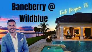 Wildblue  Baneberry Model  WCI Lennar  Fort Myers FL  Waterfront Homes VLOG [upl. by Channa]