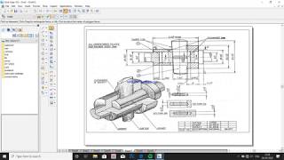 COTTER JOINT 2D DRAWING USING SOLIDEDGE [upl. by Irret]