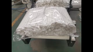 500pcs bag group straw packing machine [upl. by Tillinger]