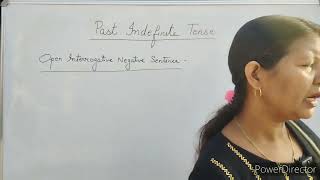 Open interrogative sentence of Past indefinite tenseenglishgrammar part2 [upl. by Ynneh]