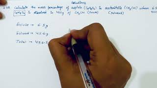 Chapter 2 Solutions  Question 228  Ncert  Class 12 Chemistry [upl. by Colfin]