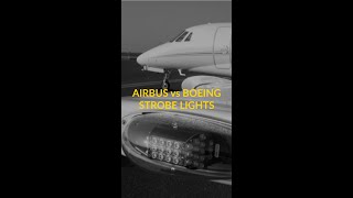 AIRBUS vs BOEING Strobe lights HOW TO TELL THE DIFFERENCE shorts [upl. by Retsof]