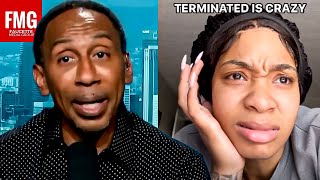 Stephen A Smith EMBARRASSED By Viral Woman Getting Fired Clip [upl. by Mauretta130]