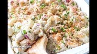 Tuna Macaroni Salad  Easy Pasta Salad Recipe  I Heart Recipes [upl. by Irahcaz906]