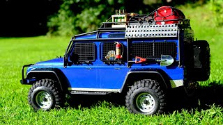 Améliorations Traxxas TRX4 Land Rover Defender  Crawler RC [upl. by Nnawaj137]