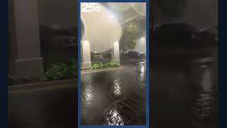 Tornado battering a Hampton Inn in Bartlesville Oklahoma [upl. by Engedus681]