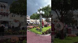 Walt Disney World Magic Kingdom Fall Decor on Mainstreet USA [upl. by Treva89]