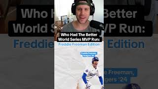 Did Freddie Freeman Deliver The Best World Series MVP Performance Ever worldseries dodgers mlb [upl. by Raveaux]