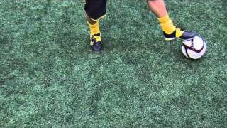 Falcao skill tutorial  How to do the Falcao dribble [upl. by Nosduj]