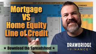 Mortgage VS HELOC Can a Home Equity Line of Credit save interest [upl. by Idnym]