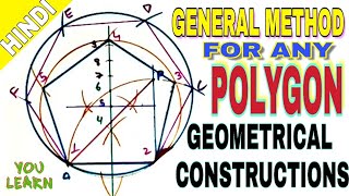 How to Draw Pentagon given Side Length  Method 2  shorts [upl. by Waldman]