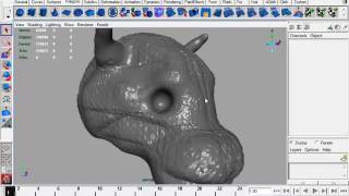 Reducción Conteo Poligonal De Objetos 3D En Maya [upl. by Ennoval]