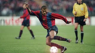 Rivaldo  Legendary Dribbling Skills  Barcelona [upl. by Enibas81]