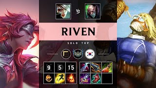 Riven Top vs Singed Killing spree  KR Challenger Patch 1421 [upl. by Soren971]