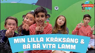 Minikompisarna  Min lilla kråksång amp Bä bä vita lamm [upl. by Nolrac]