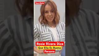 Rosie Rivera Dice Que Es Buena Pers0na shorts viralvideo [upl. by Ricarda]