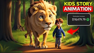 Earn 700Day🤑 By creating kids Animation story video with FREE AI tools  AI Animation [upl. by Jurkoic]