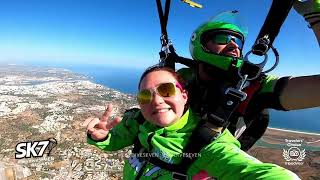 Tandem Skydive Salto de Paraquedas Algarve Angelina [upl. by Odin]