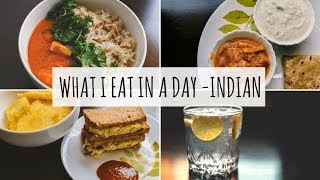 What I Eat In A Day  Indian when I am alone at home  An Entire Day of Eating Vlog  VlogThursdays [upl. by Ahsaetan]