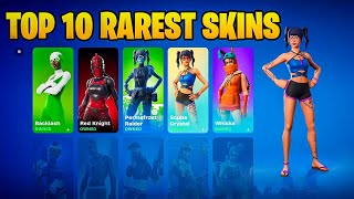 Fortnite Top 10 Rarest Skins Ever Released [upl. by Thurston]