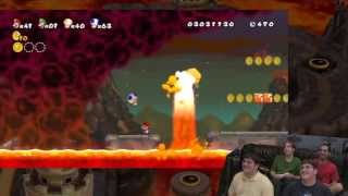 Third Rate Game Play New Super Mario Bros Wii World 8 FINALE [upl. by Auqinaj612]