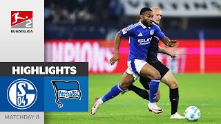 Karamans Screamer is Not Enough  FC Schalke 04  Hertha BSC 22  Highlights  MD 8 [upl. by Ytram]