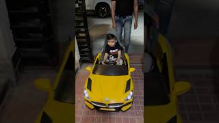 Neer এ গাড়ী নিজে Park কৰিব পৰা হল 👶👶 shorts minivlog dailyvlog minicar car babycutebaby [upl. by Einal]