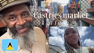 why you SHOULD visit CASTRIES MARKET in St Lucia [upl. by Atinhoj225]