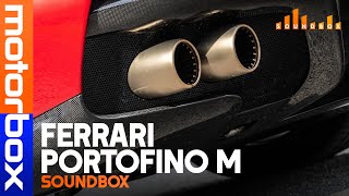 Ferrari Portofino M la PROVA del SOUND  SoundBox [upl. by Cirderf170]