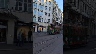 Weihnachtstram Christmas Tram Basel Schwitzerland🇨🇭 travel visit christmas shorts yt [upl. by Ahsiuqet]