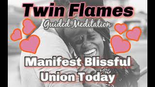 Twin Flame Healing Meditation 💞Blissful Union💞Energy Activation Manifestation Meditation [upl. by Anawat626]