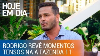 Rodrigo Phavanello relembra momentos tensos que viveu na A Fazenda 11 [upl. by Iloj]