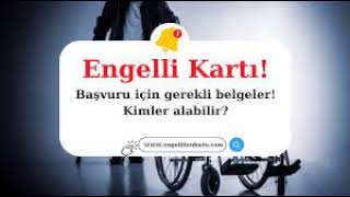 Engelliler İçin Kimlik Kartı ve Apostil [upl. by Meave]