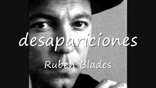 Desapariciones  Ruben Blades [upl. by Hendrix]