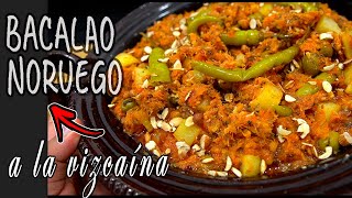 Como hacer BACALAO NORUEGO A LA VIZCAINA  El Mister Cocina [upl. by Larimore602]